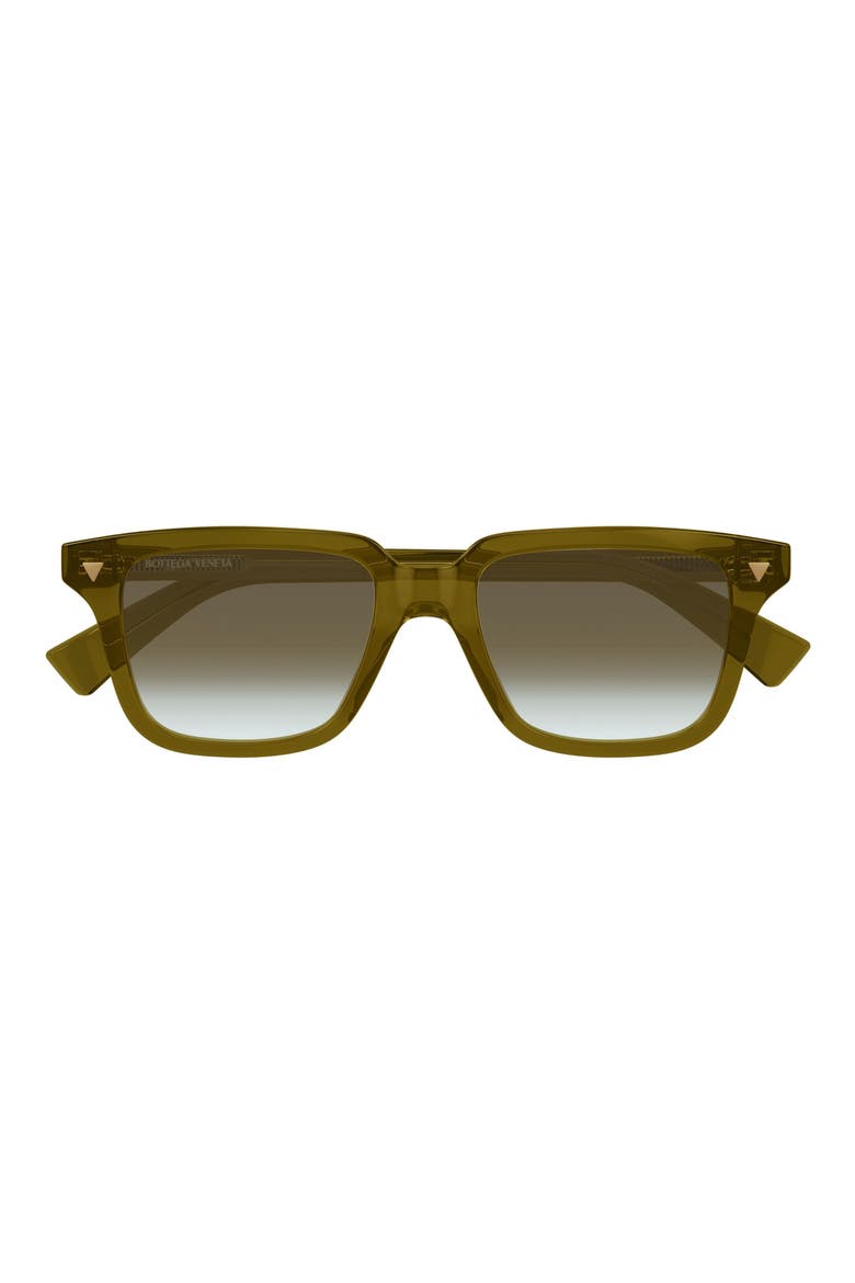 50mm Square Sunglasses, Main, color, BROWN