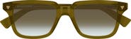 Bottega Veneta 50mm Square Sunglasses