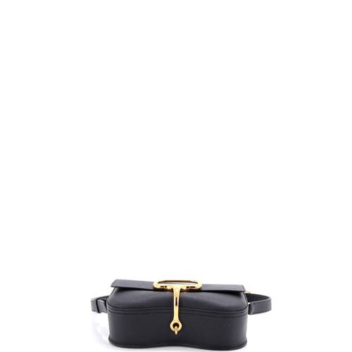 Pre-owned Hermes  Hermes Della Cavalleria Elan Shoulder Bag Epsom In Black