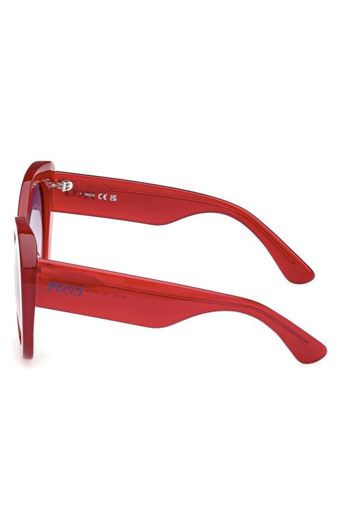 Pucci Emilio 56mm Round Sunglasses In Multi