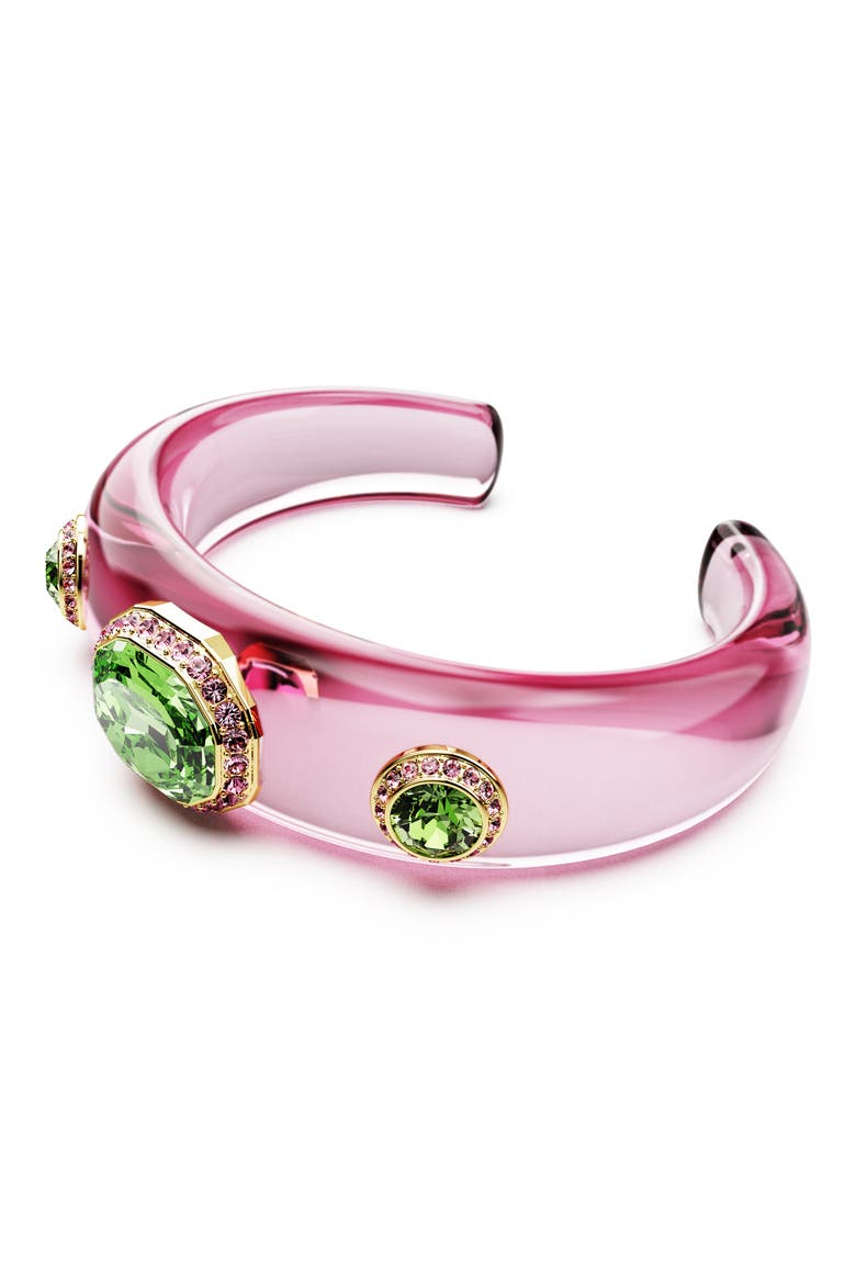 Dulcis Cuff Bracelet, Alternate, color, PINK/GREEN MULTI