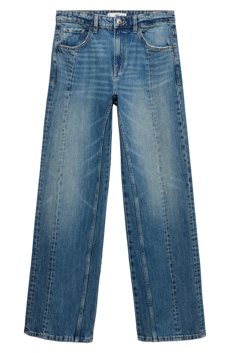 MANGO Relaxed Straight Leg Jeans, Alternate, color, 