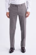 Berle Plaid Flat Front Dress Pants