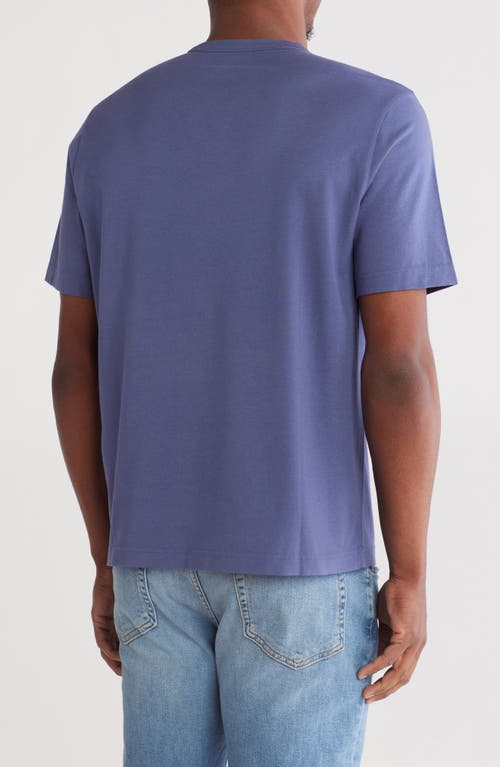 14th & Union Cotton & Modal Blend T-shirt In Blue Indigo
