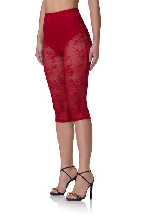 AFRM AFRM GEMMA SEMISHEER FLORAL LACE PANTS 
