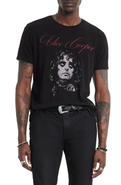 Alice Cooper Cotton Graphic T-Shirt