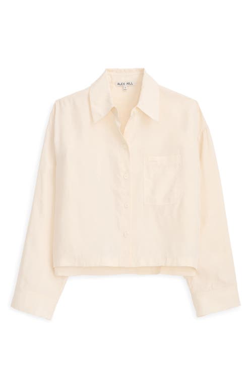 Alex Mill Gemma Button-up Shirt In Ivory