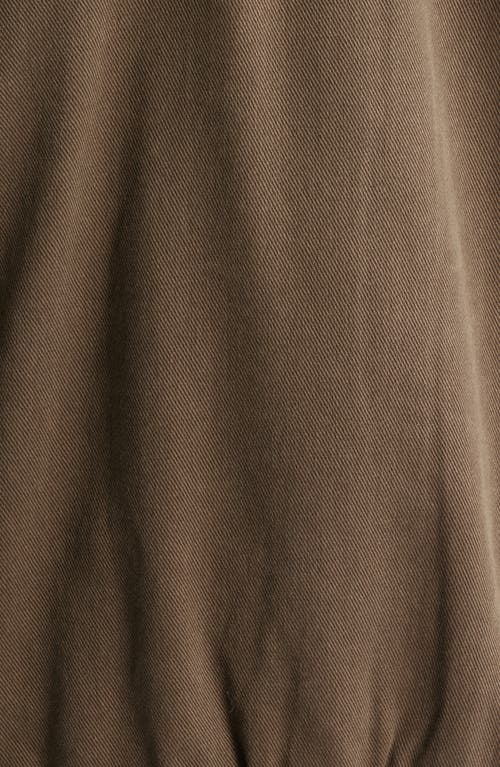 Obey Randy Hooded Cotton Jacket In Brown