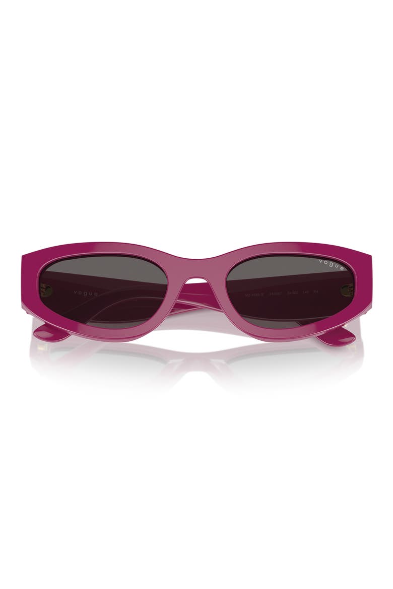 54mm Cat Eye Sunglasses, Alternate, color, FUCHSIA