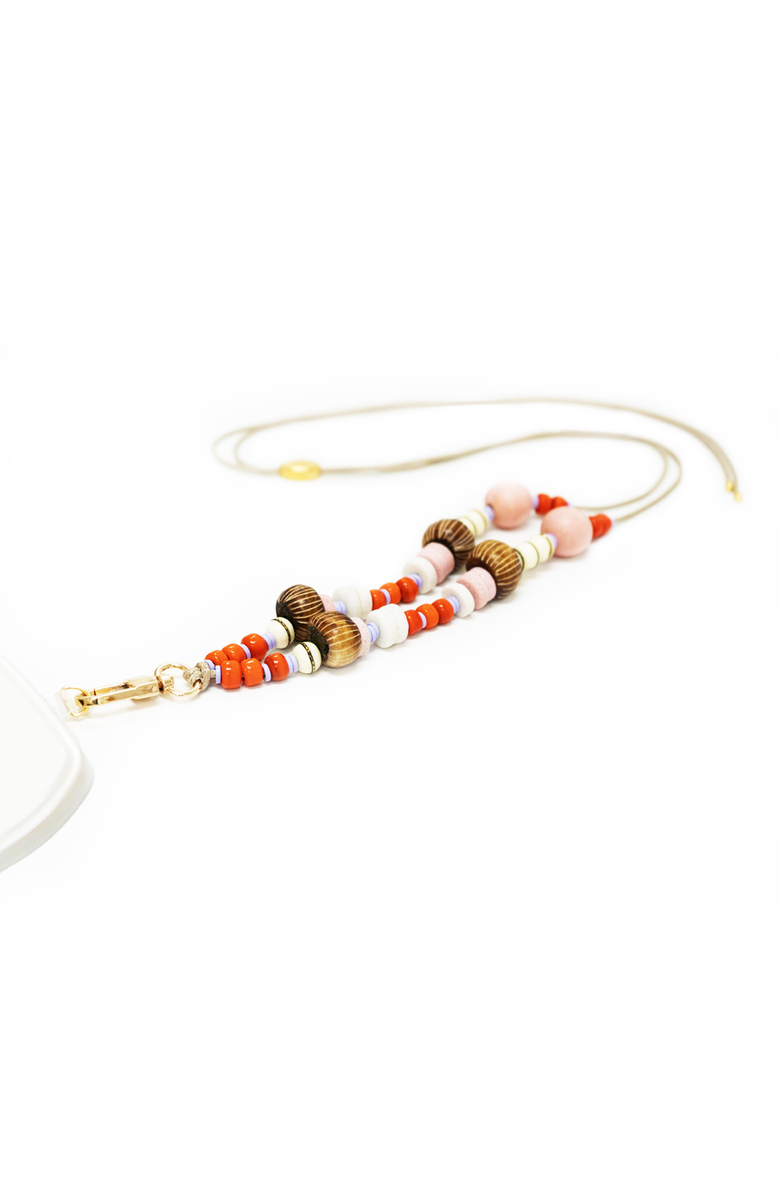 By Lilla Coco Beach Crossbody Phonestrap, Main, color, Multi