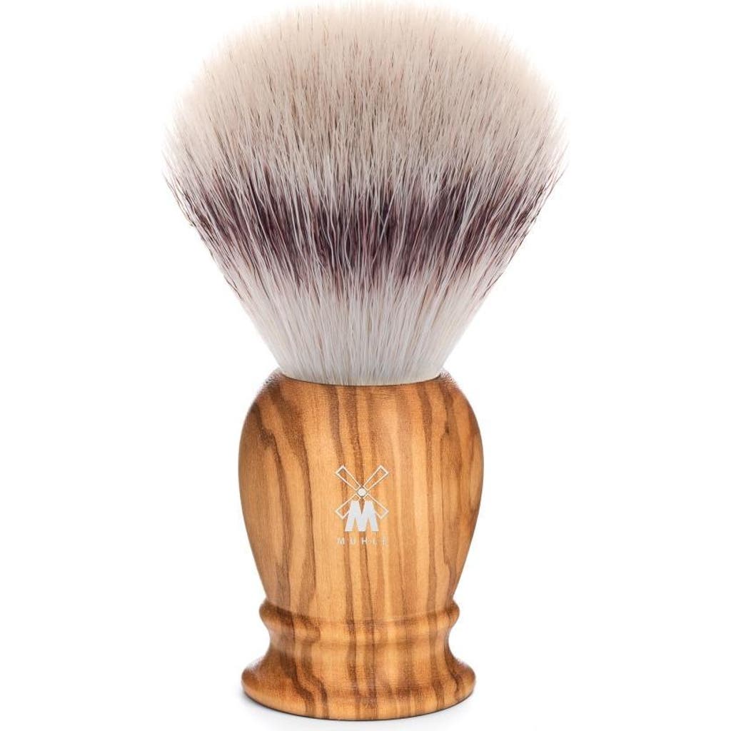 Mühle Classic Large Olive Wood Silvertip Fiber Shaving Brush In Brown
