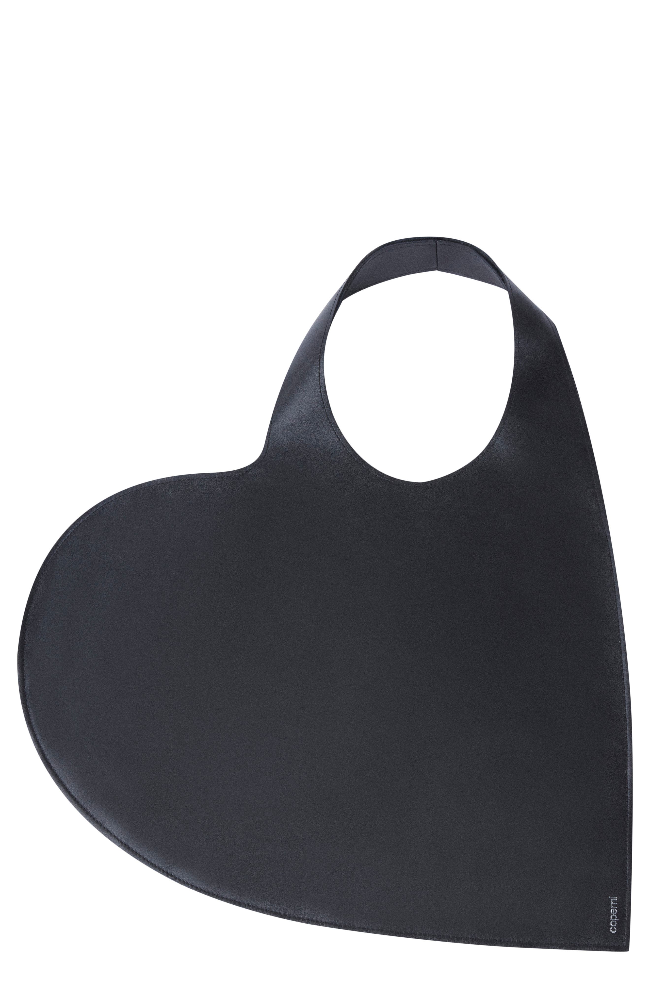 Coperni Heart Leather Tote, Main, color, 
