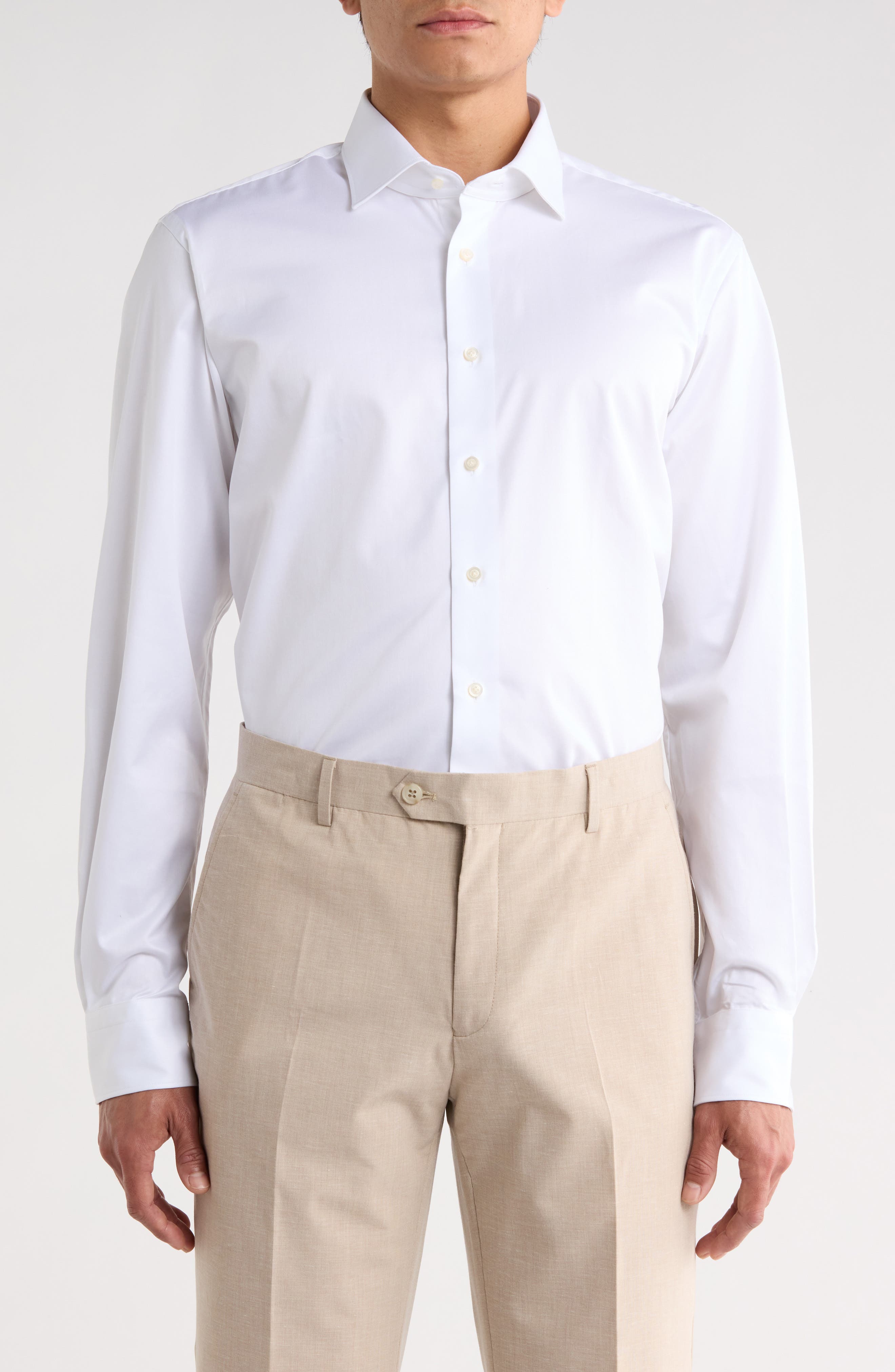 Emanuel Berg Traveller Modern Fit Dress Shirt