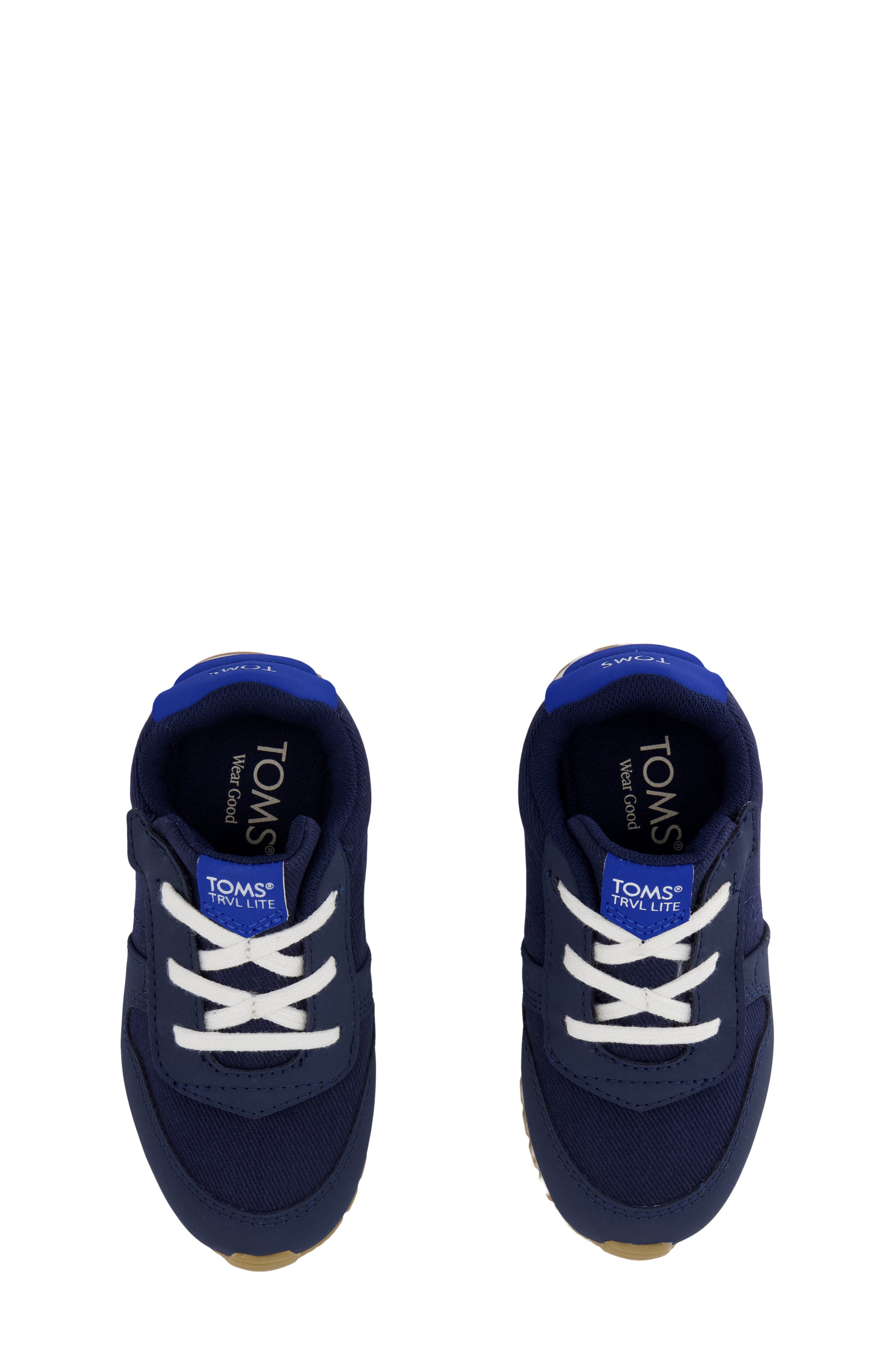 Kids' TRVL LITE Retro Sneaker, Alternate, color, NAVY