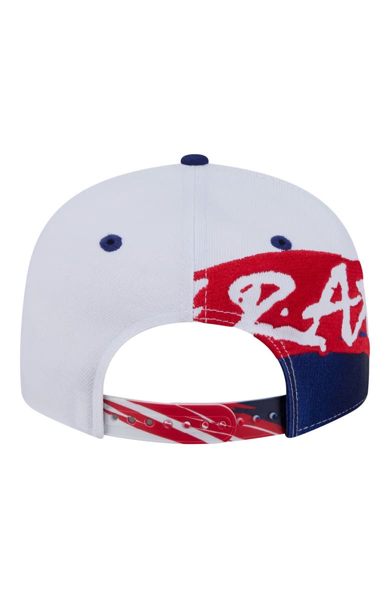New Era Men's New Era  White Texas Rangers Swept 9FIFTY Snapback Hat, Alternate, color, White