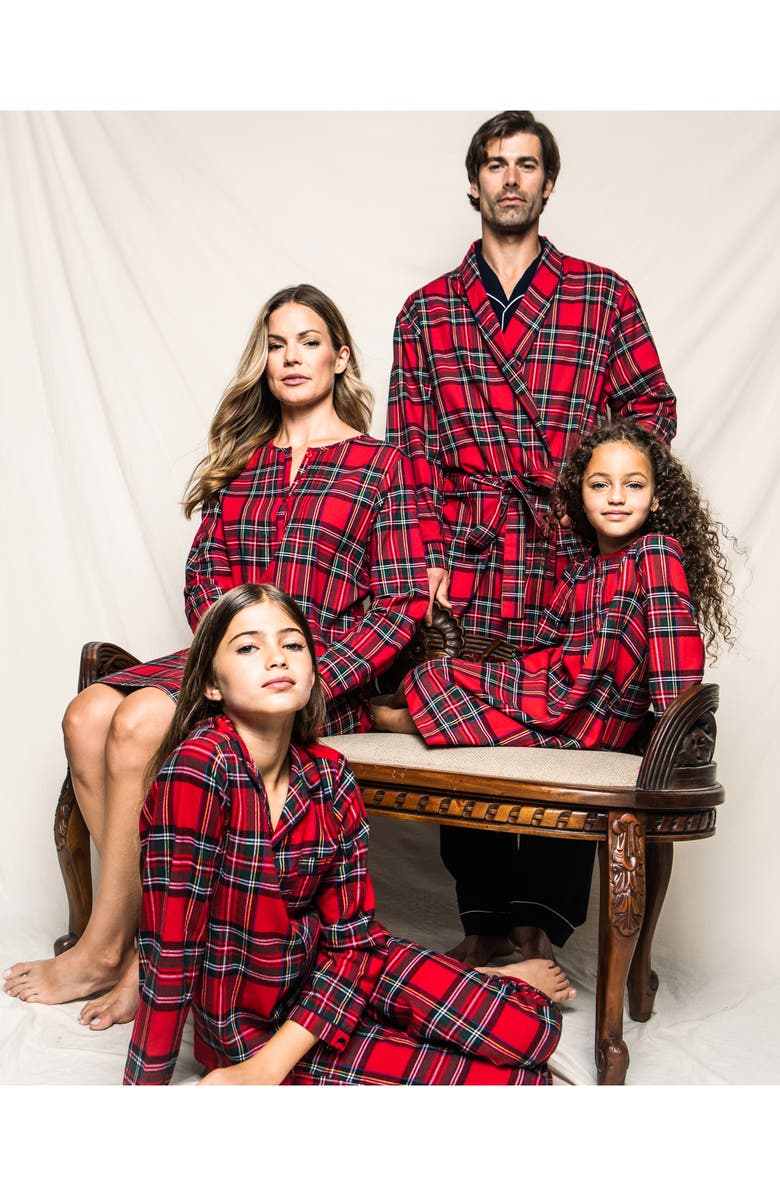 Petite Plume Kids' Beatrice Tartan Nightgown, Alternate, color, 