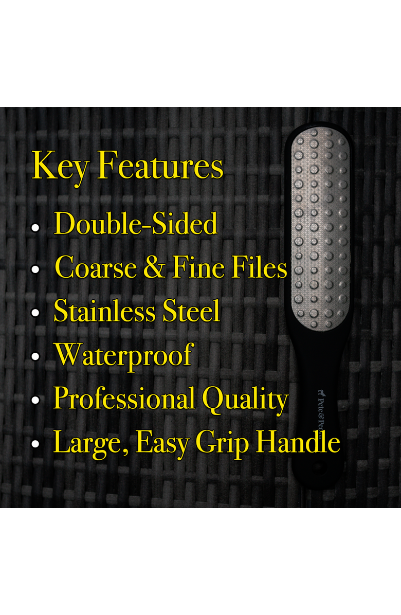 Pete & Pedro Double-Sided Foot File, Alternate, color, NO COLOR