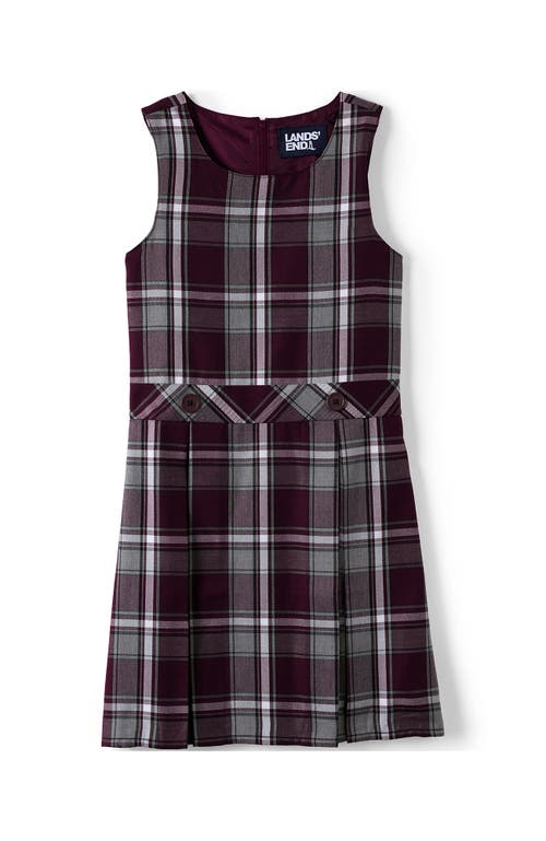 Lands' End Girls Uniform Plaid Jumper In Multi