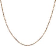 BY ADINA EDEN Classic Thin Tennis Necklace