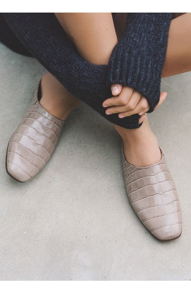 Emme Parsons Glider Croc Embossed Mule, Alternate, color,