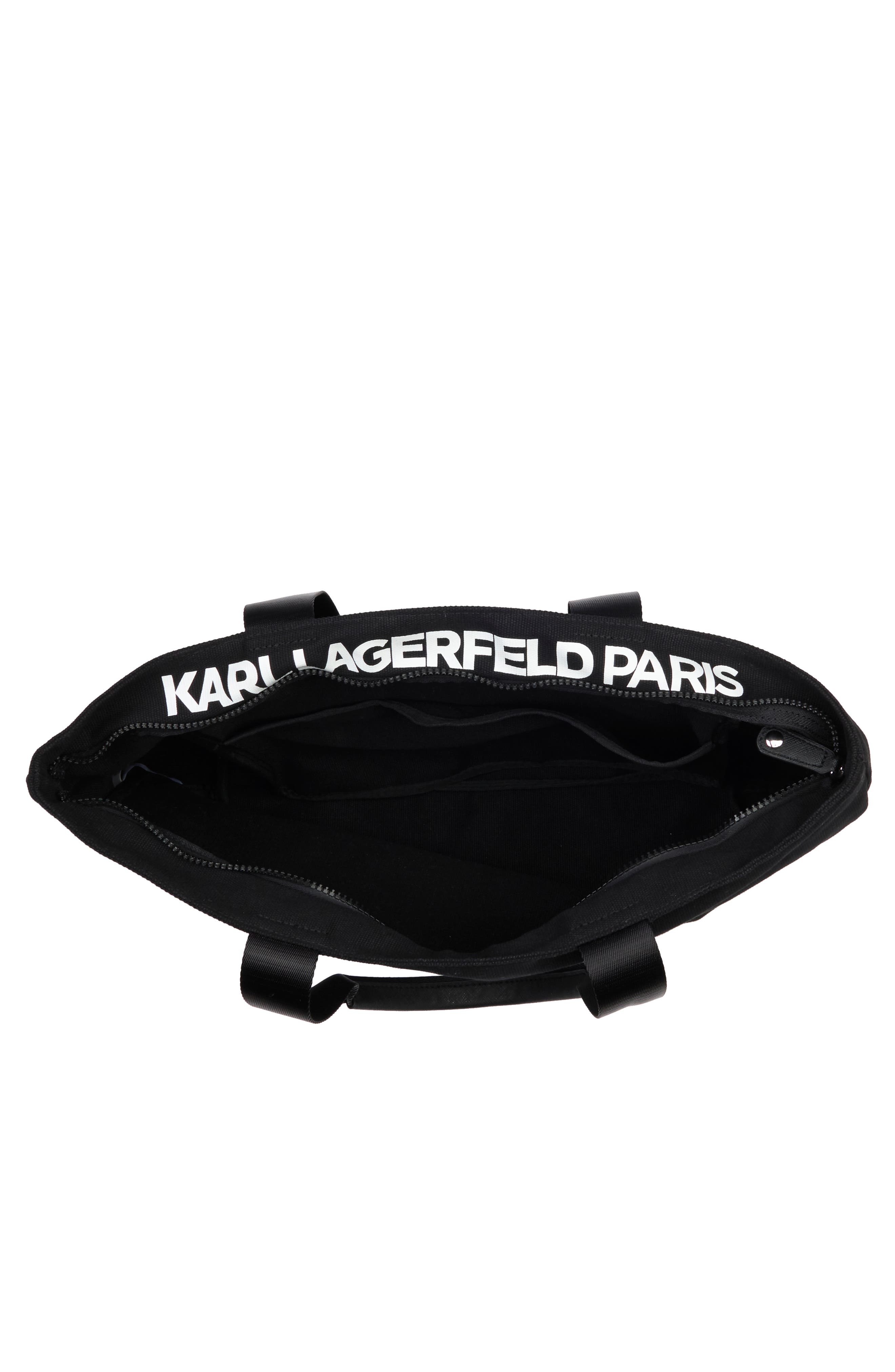KARL LAGERFELD PARIS Kristen Logo Tote, Alternate, color, 