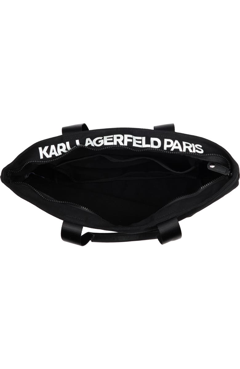KARL LAGERFELD PARIS Kristen Logo Tote, Alternate, color,