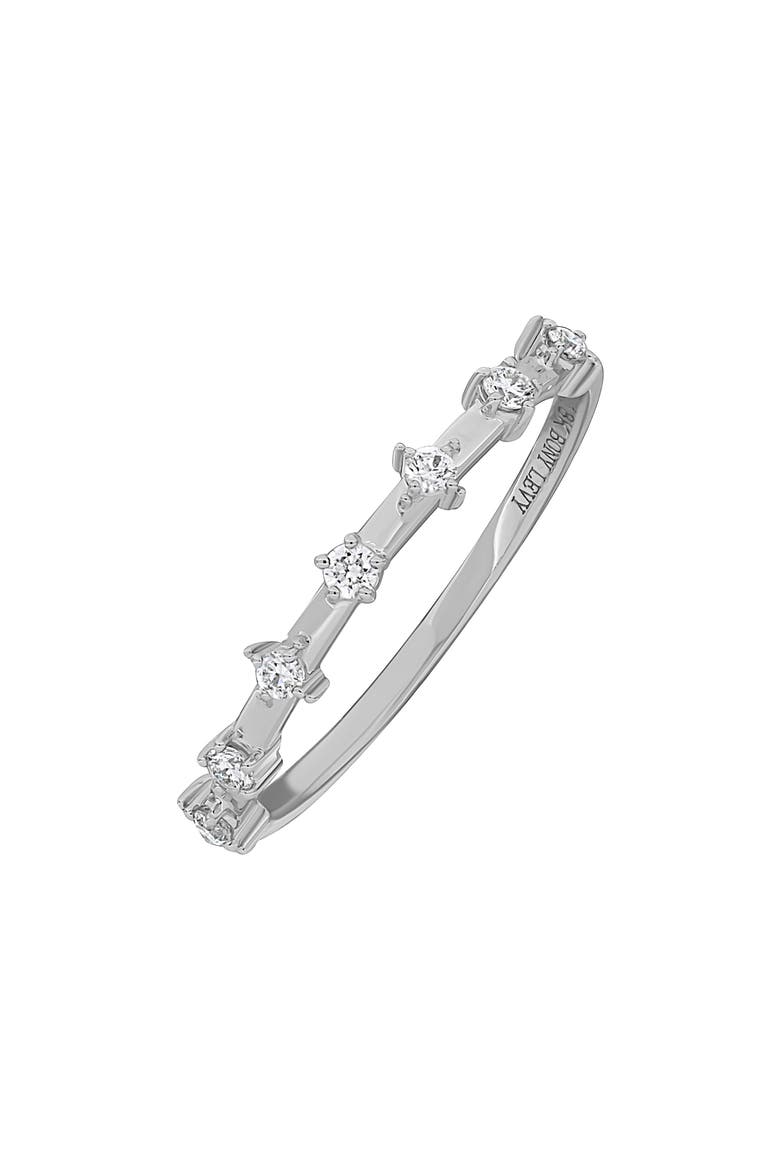 Aviva Diamond Stacking Ring, Main, color, 18K WHITE GOLD