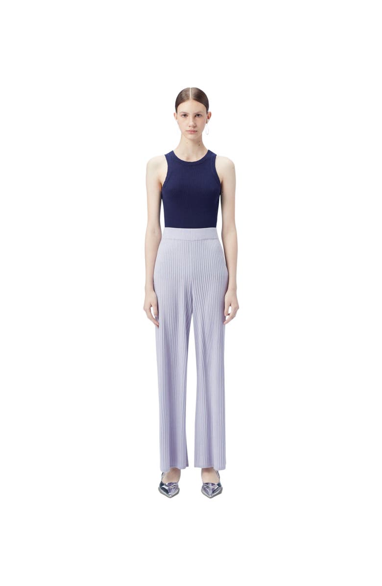 GOBI Mongolian Cashmere Rib-Knit Silk Cashmere Blend Pants, Main, color, 