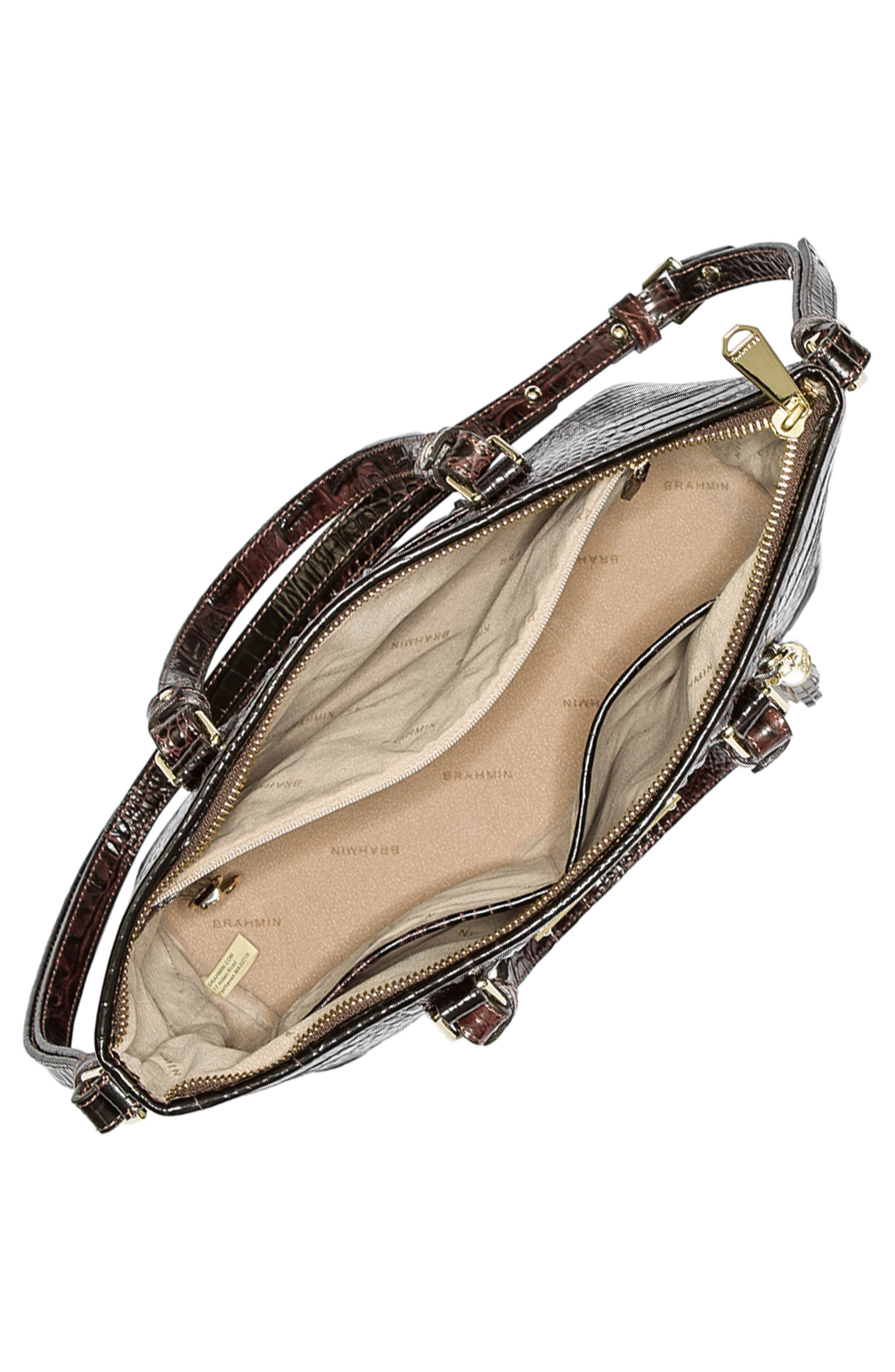 Brahmin Melbourne Mini Asher Leather Tote, Alternate, color, 