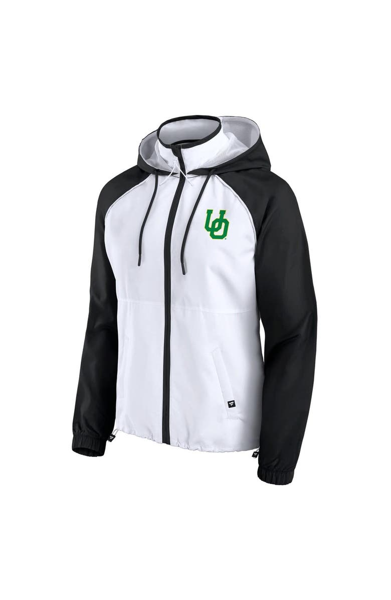 FANATICS Women's Fanatics White Oregon Ducks Full-Zip Anorak Hoodie Jacket, Alternate, color, White