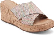 Easy Spirit Fawn Wedge Slide Sandal - Wide Width Available