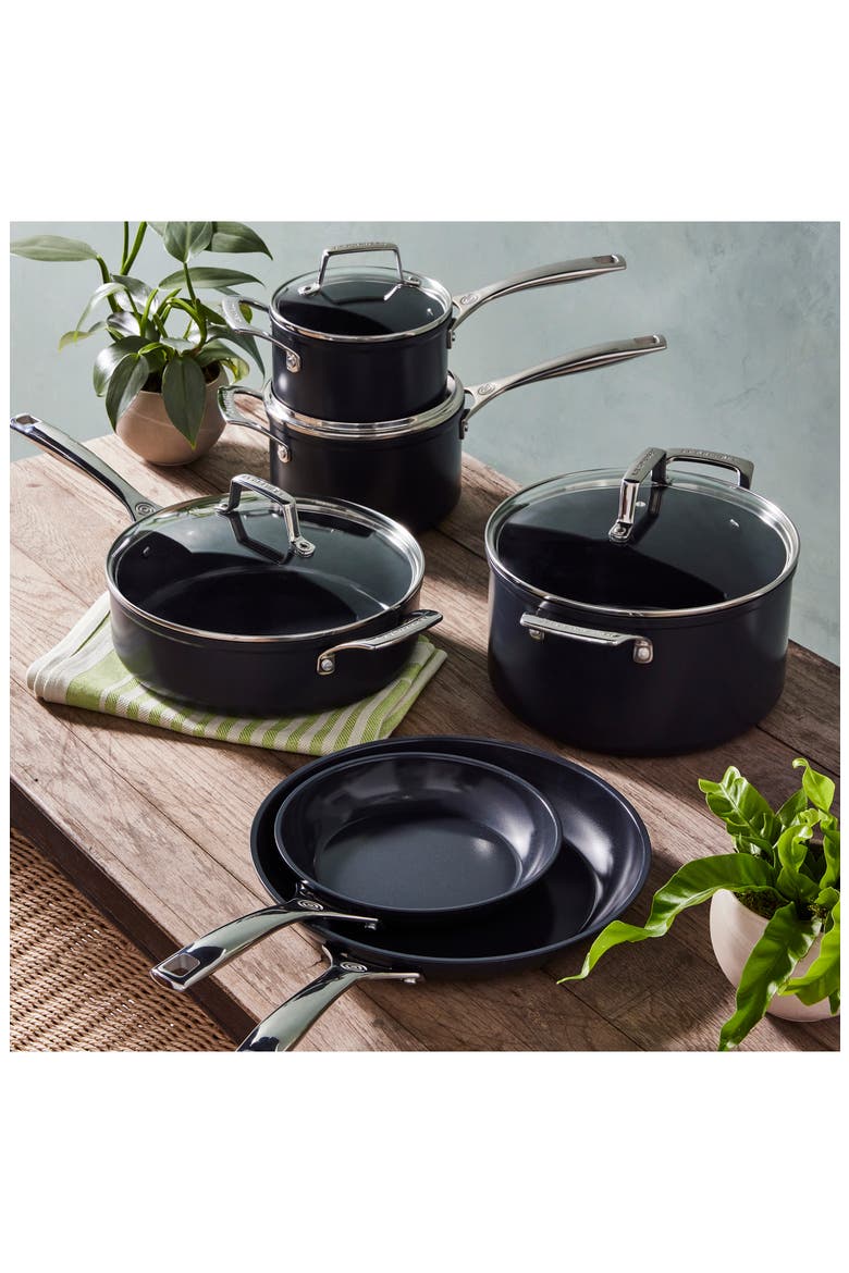 10-Piece Nonstick Ceramic Cookware Set, Alternate, color, CERAMIC