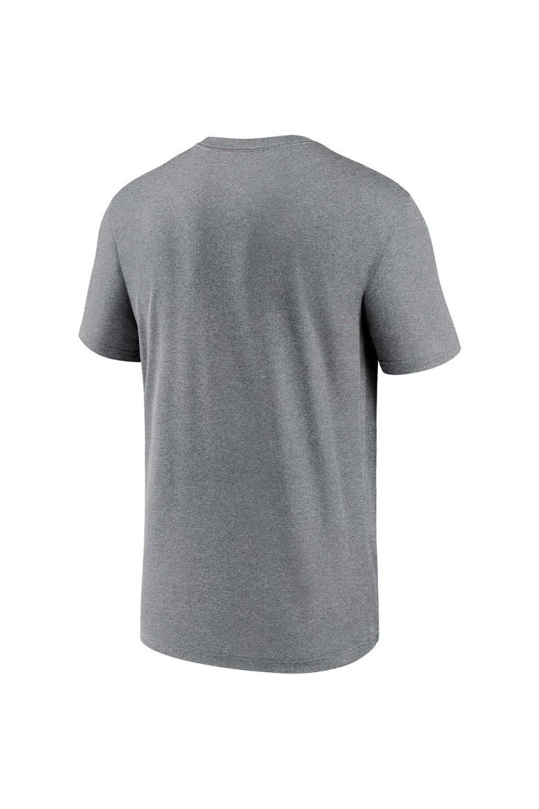 Men's Nike  Heather Charcoal Dallas Cowboys Legend Logo Performance T-Shirt, Alternate, color, Heather Charcoal