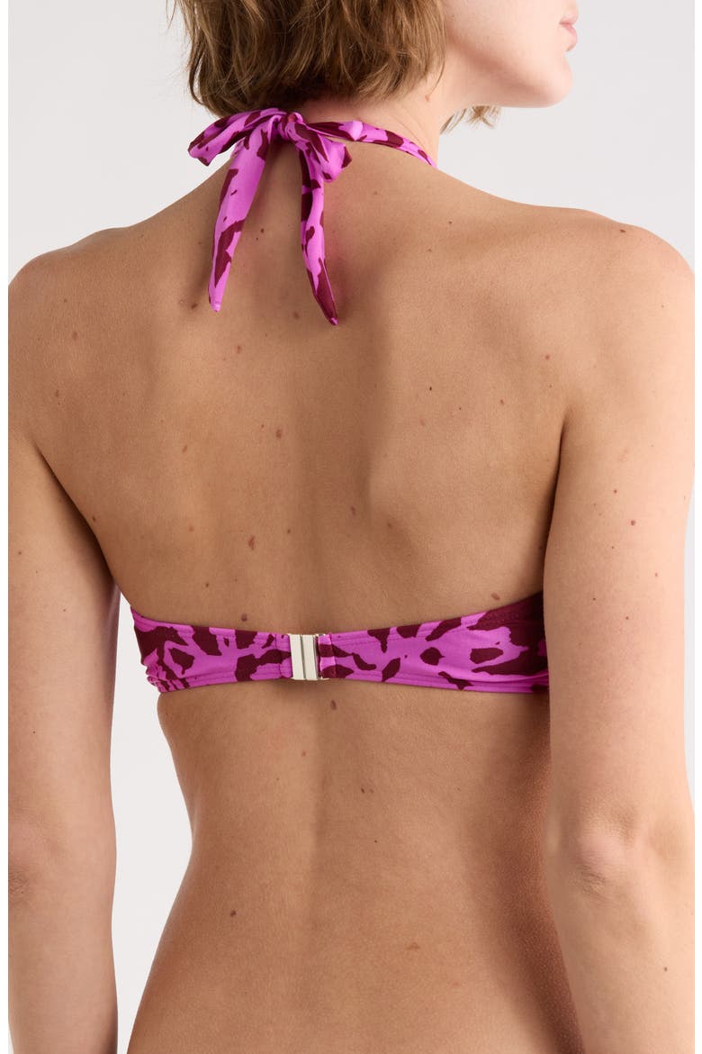 Ponche Alexa Carol Halter Bikini Top, Alternate, color, OCEANA PONCHE