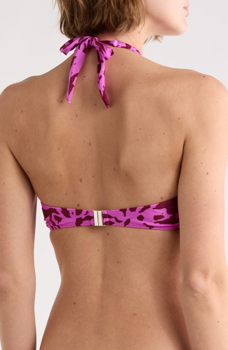 ViX Paula Hermanny Ponche Alexa Carol Halter Bikini Top, Alternate, color, Oceana Ponche