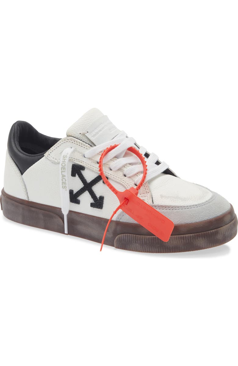 Off-White Low Vulcanized Vintage Sneaker, Main, color, Light Blue - Black