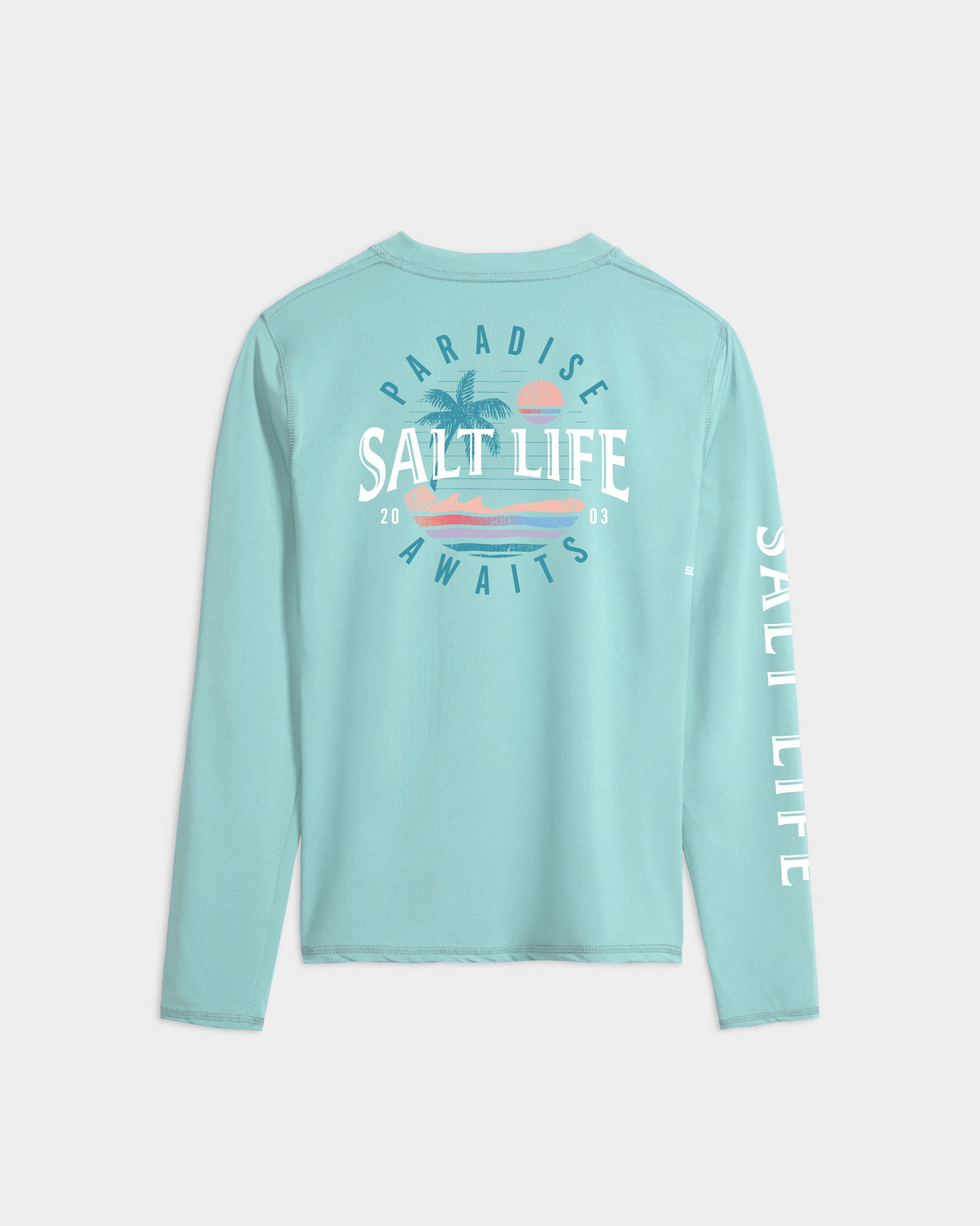 Paradise Awaits Performance Long Sleeve Tee - image 2