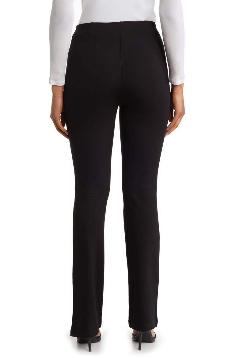 High Waist Bootcut Pointe Pants, Alternate, color, BLACK
