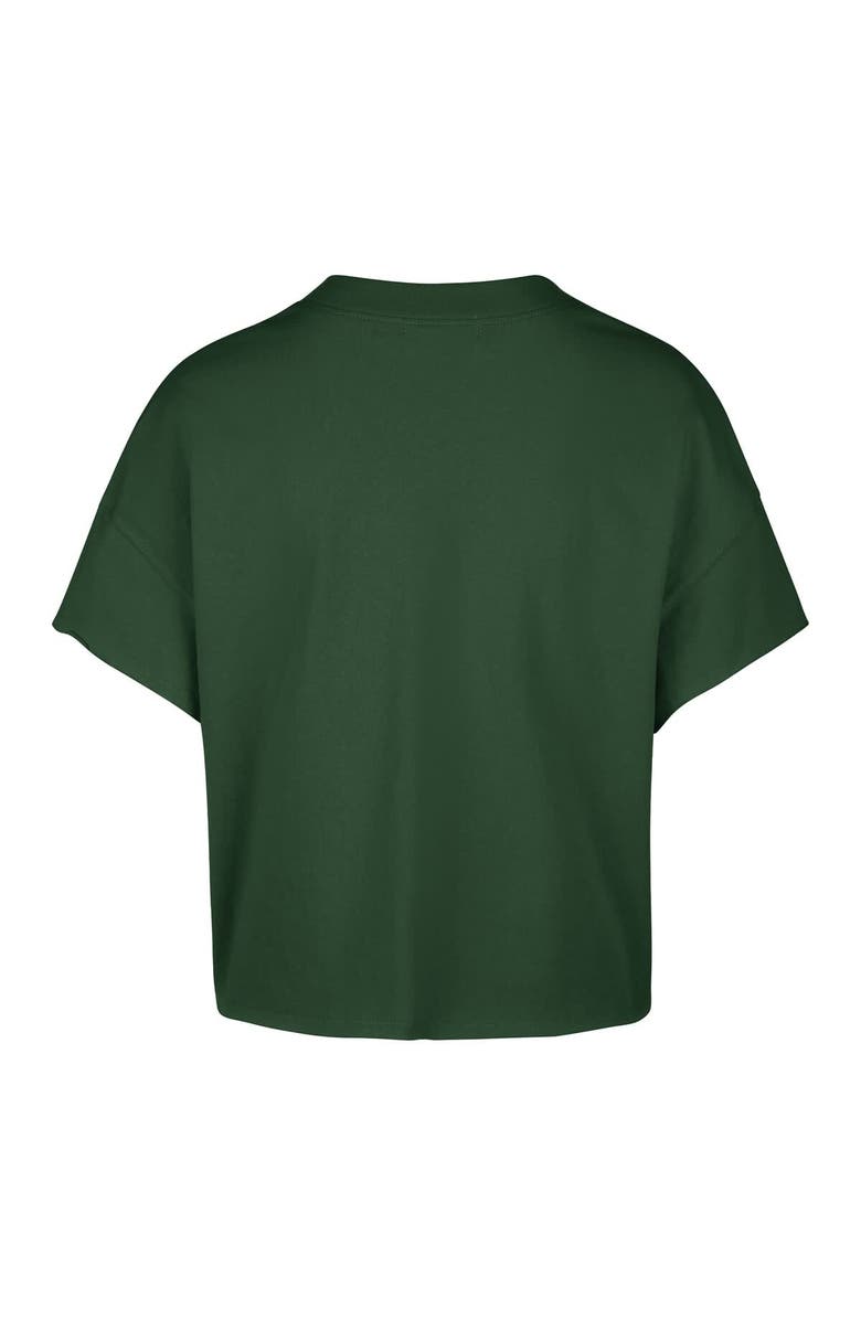 
47 Women
s 
47 Hunter Green Milwaukee Bucks Elation Oversized Notch Neck T-Shirt, Alternate, color, Hunter Green