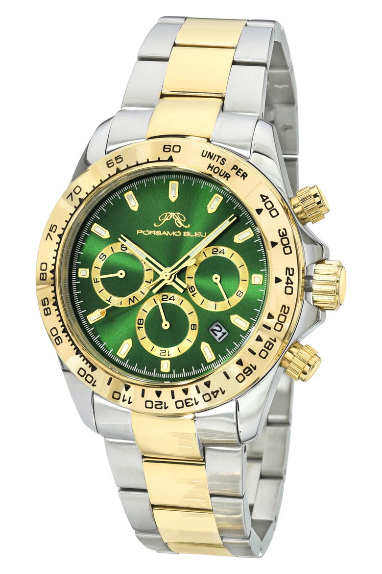 Preston Two-Tone Bracelet Watch, 44mm, Main, color, TWO-TONE