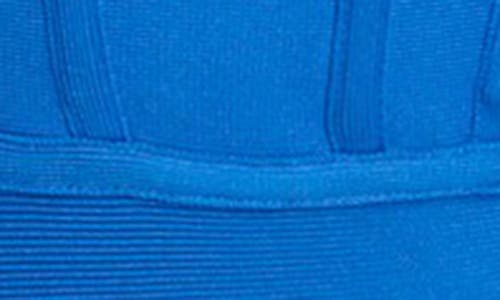 Siena Bandage Knit Sheath Dress In Blue