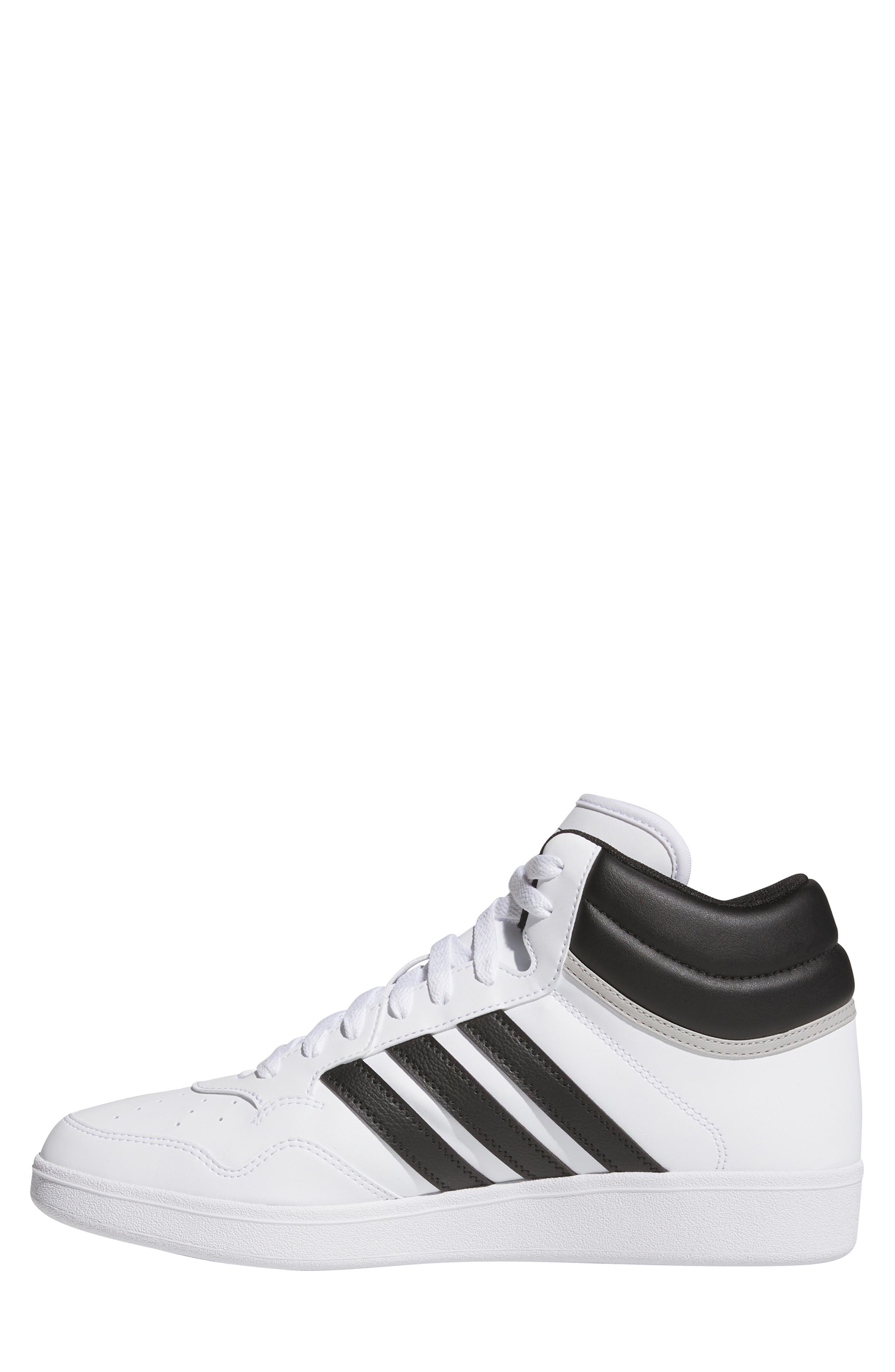 adidas Hoops 4.0 Mid Sportswear Basketball Sneaker, Alternate, color, White/ Black/ Grey