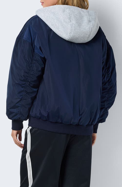 NOISY MAY NOISY MAY MILEY WATER REPELLENT HOODED BOMBER JACKET