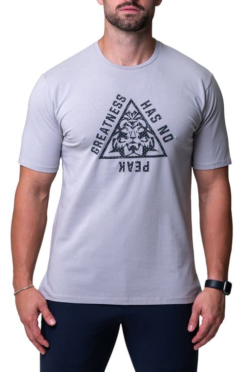 Greatness Triangle Stretch Cotton Graphic T-Shirt