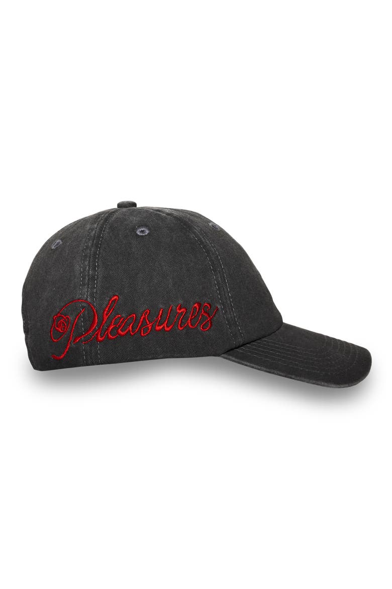 Scrawl Adjustable Cotton Twill Baseball Cap, Alternate, color, BLACK