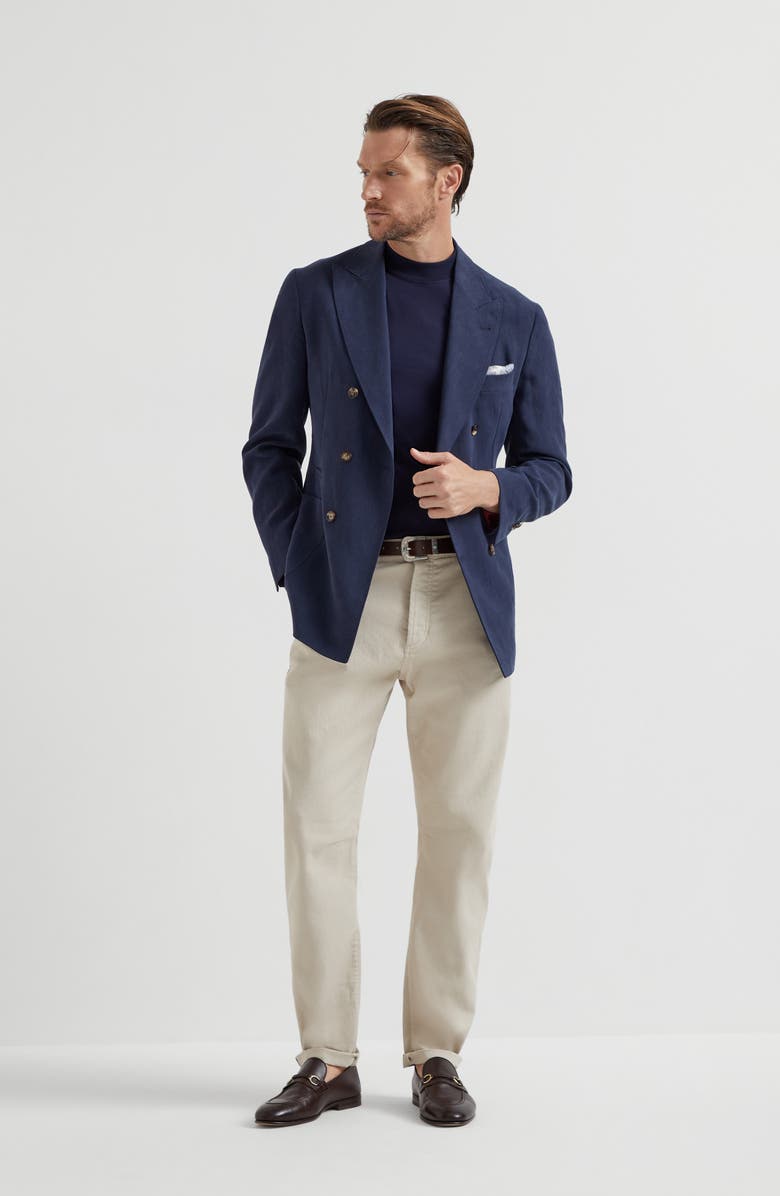 Brunello Cucinelli Dyed denim trousers, Alternate, color,