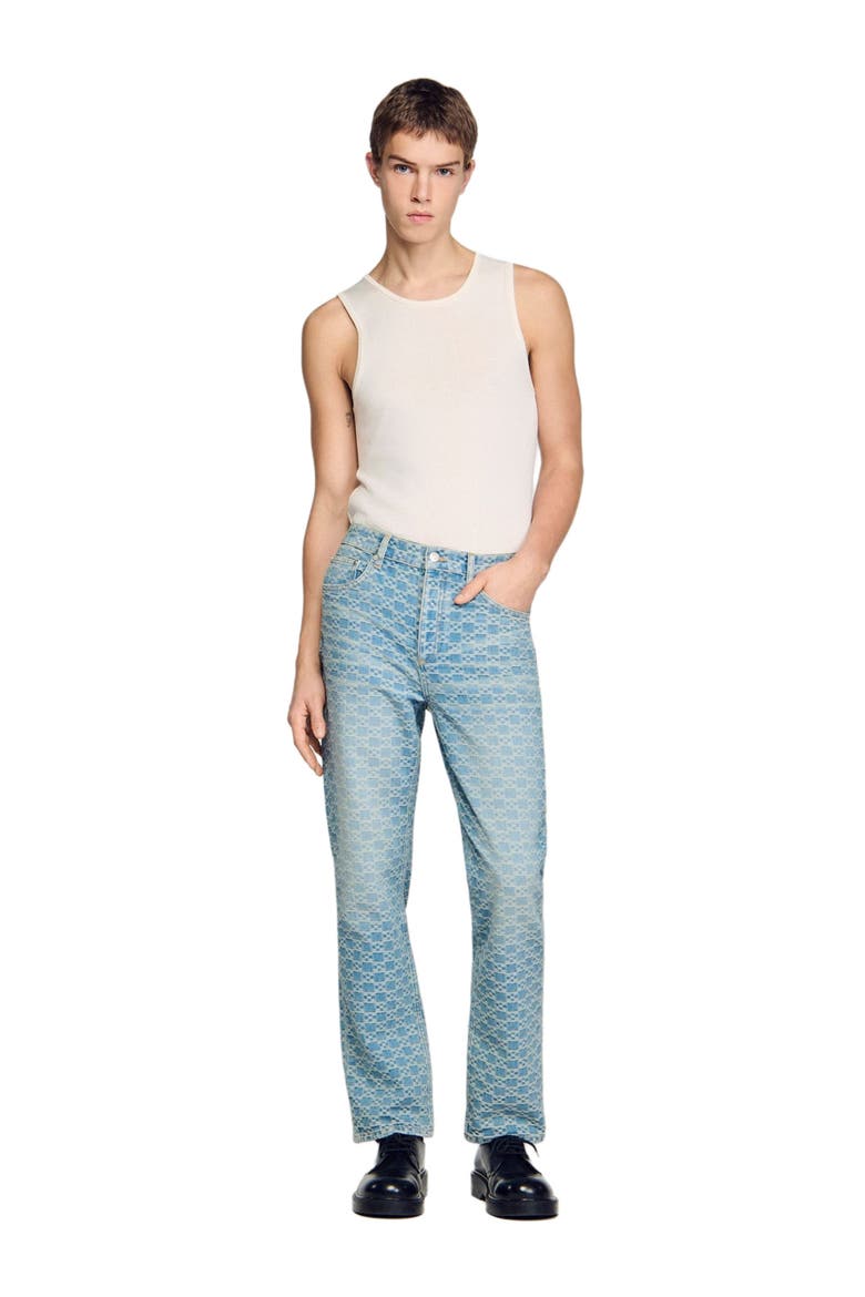Regular-fit Square Cross jeans, Alternate, color, Sky blue