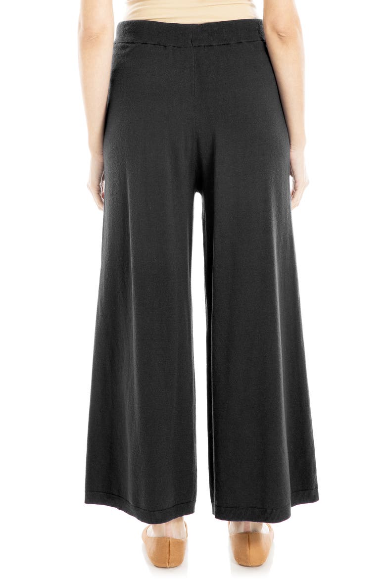Fine Gauge Sweater Pants, Alternate, color, BLACK