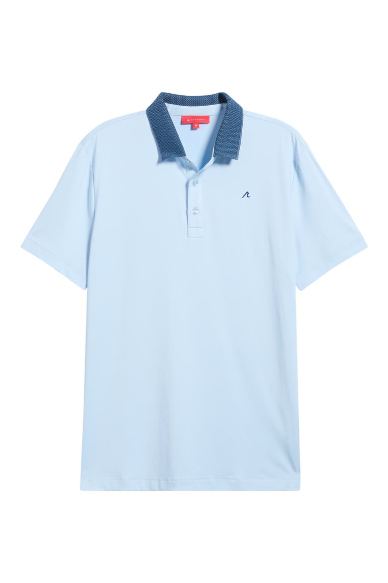 Darby Contrast Collar Performance Golf Polo, Alternate, color, ARCTIC