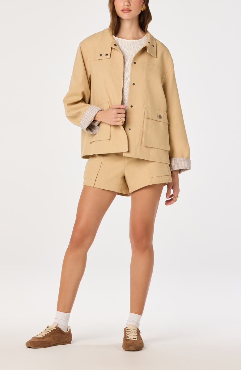 ASTR the Label Beron Jacket, Alternate, color, Tan